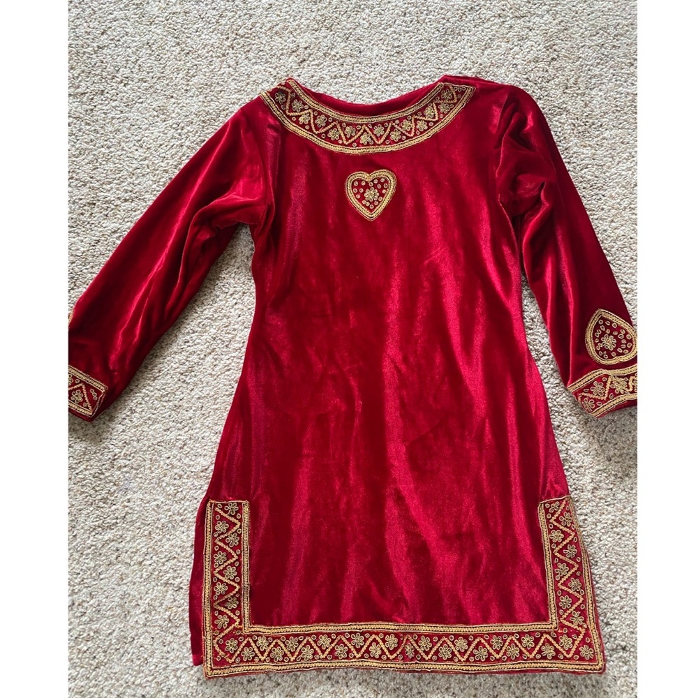Velvet Pakistani shirt